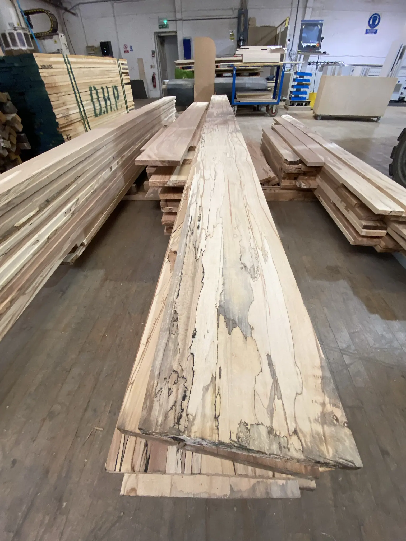 Local Materials For Bespoke Handmade Kitchen Seasoned Oak