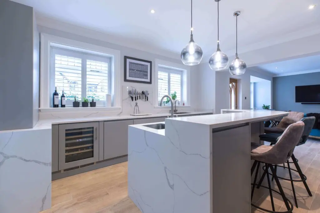 Modern Scandi Kitchen Design With Light Wood Accents