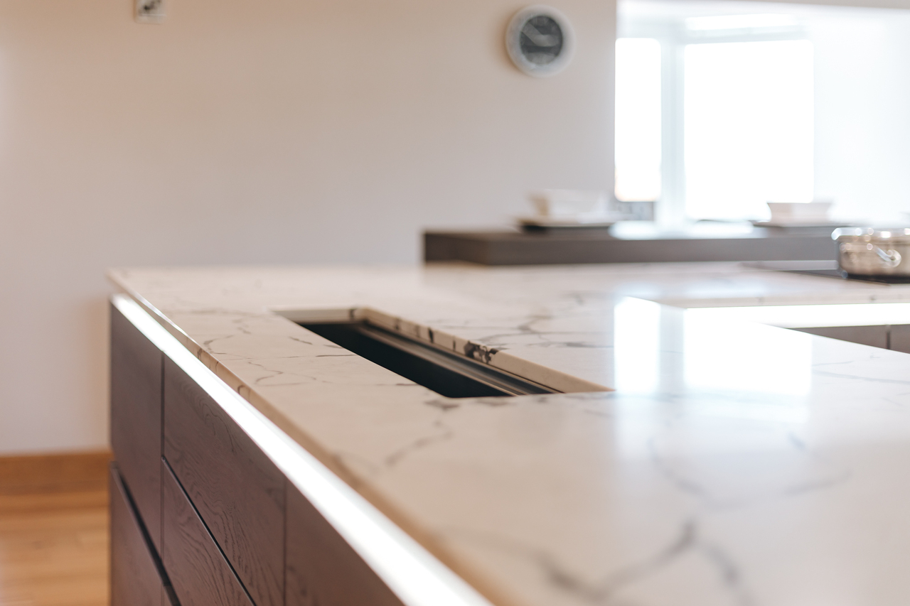 balanced natural kitchen lighting